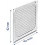Delock Fan Grill 92 x 92 mm Aluminium – Fan Dust Filter with Stainless Steel Filter Mesh (67457)