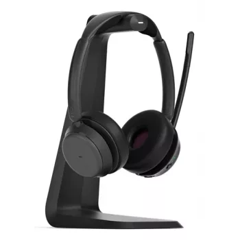 EPOS IMPACT 1000 MS UC ANC WL USB-C+A Stand On-Ear Bluetooth Headset ar uzlādes staciju CH 40 un USB-C BT dongli BTD 900c
