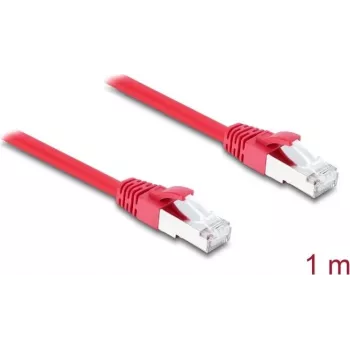 Delock RJ45 tīkla kabelis Cat.6A S/FTP 1 m sarkans