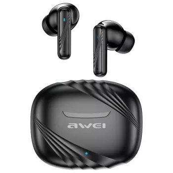 AWEI TA6 ANC Bluetooth austiņas Melnas