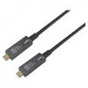 Equip USB-C 3.2 to USB-C Active Optical Cable (AOC) 8K 60W PD 10m Black