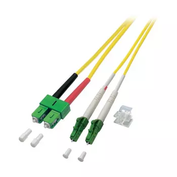 EFB Elektronik Duplex Patchkabel LC/APC-SC/APC OS2 G652D 3m LSZH 2mm dzeltens