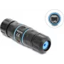 Delock RJ45 sieviešu uz RJ45 sieviešu kabeļa savienotājs Cat.6A ar M20 x 1,5 mm vītni, īss dizains, IP68 putekļu un ūdens izturīgs (90658)