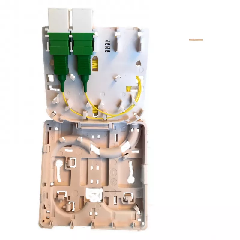 EFB Elektronik FTTH kaste 4 SC-S vai LC-D savienotājiem 80x80 ar kabeļvadību, saraušanās versija