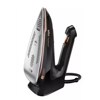 Braun FI7276BK tvaika gludeklis - 2700W, EloxalPlus 3D BackGlide zole, 230 g/min tvaika pastiprinājums, melns