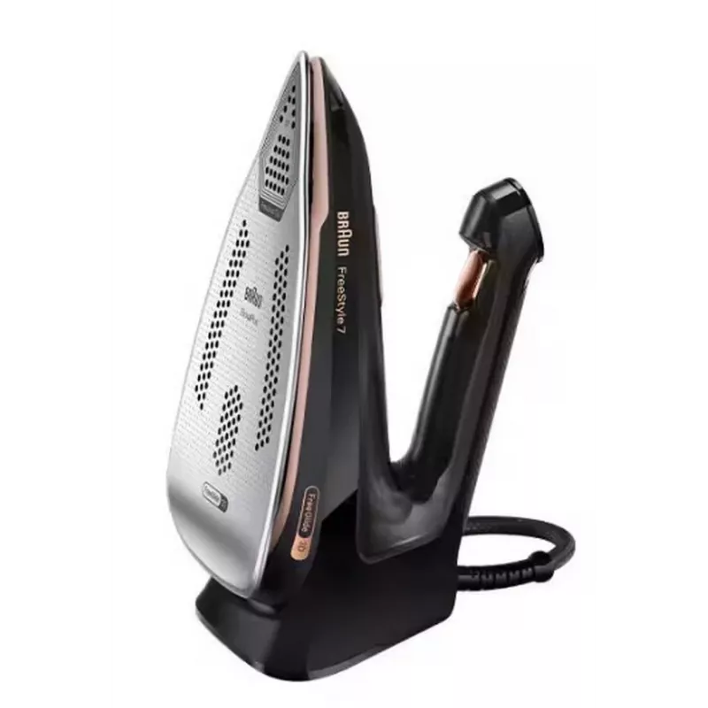 Braun FI7276BK tvaika gludeklis - 2700W, EloxalPlus 3D BackGlide zole, 230 g/min tvaika pastiprinājums, melns