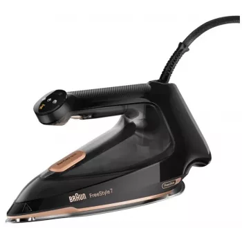 Braun FI7276BK tvaika gludeklis - 2700W, EloxalPlus 3D BackGlide zole, 230 g/min tvaika pastiprinājums, melns
