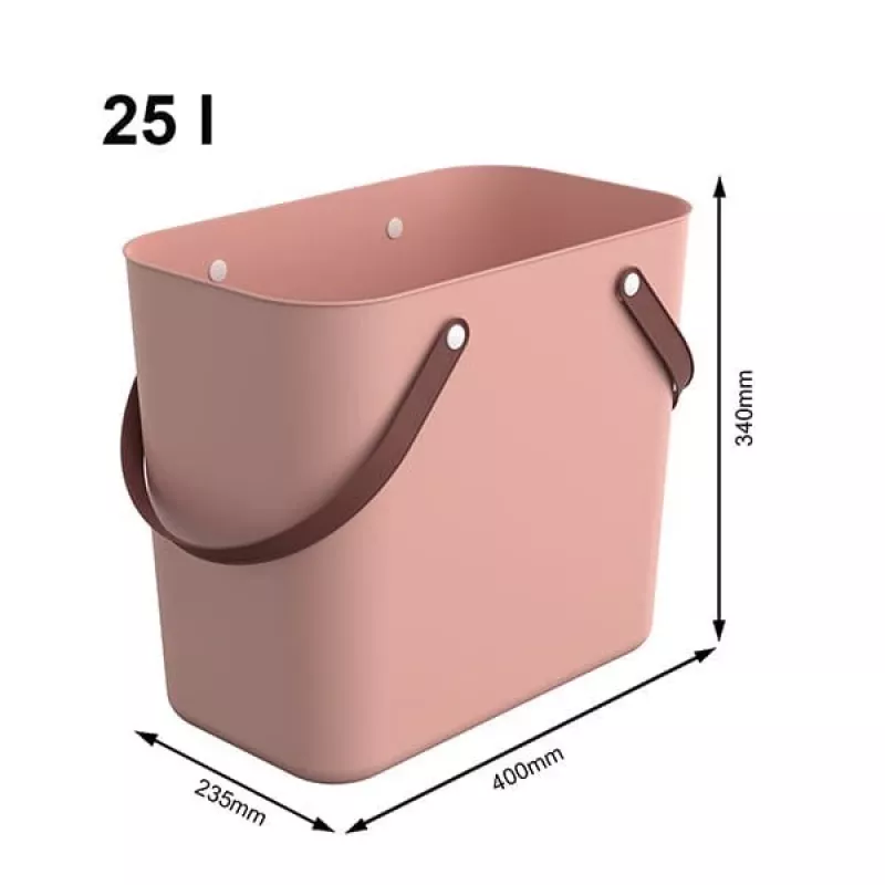 Rotho Multibag Albula Style 25L Uzglabāšanas Kaste, Meadow Rose