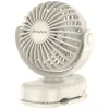 AWEI F45 Mini galda ventilators ar klipsi, 1200mAh, balts