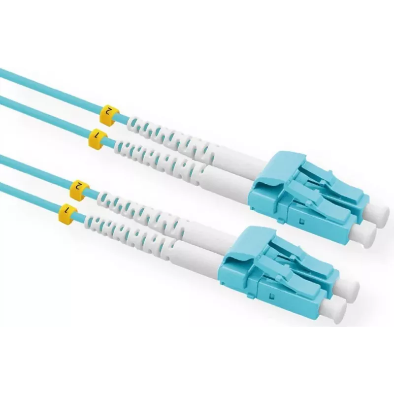 VALUE Fibre Optic Patch Cable LC-LC Duplex OM3 3m Turquoise LSZH