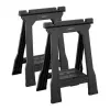 STANLEY Rack-horse Junior 2 gab. Zāģēšanas zirgs Twin Pack, 360 kg kravnesība, salokāms, melns/dzeltens
