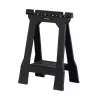 STANLEY Rack-horse Junior 2 gab. Zāģēšanas zirgs Twin Pack, 360 kg kravnesība, salokāms, melns/dzeltens