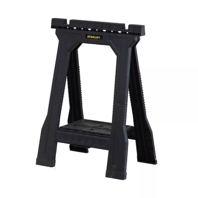 STANLEY Rack-horse Junior 2 gab. Zāģēšanas zirgs Twin Pack, 360 kg kravnesība, salokāms, melns/dzeltens