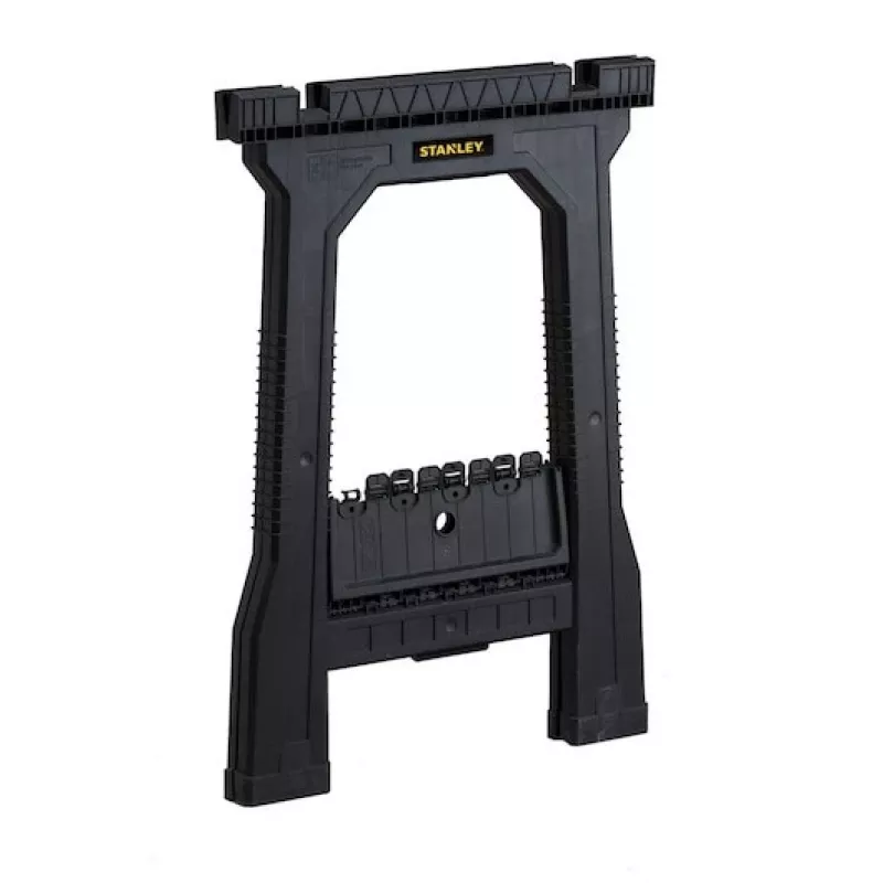STANLEY Rack-horse Junior 2 gab. Zāģēšanas zirgs Twin Pack, 360 kg kravnesība, salokāms, melns/dzeltens