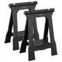 STANLEY Rack-horse Junior 2 gab. Zāģēšanas zirgs Twin Pack, 360 kg kravnesība, salokāms, melns/dzeltens