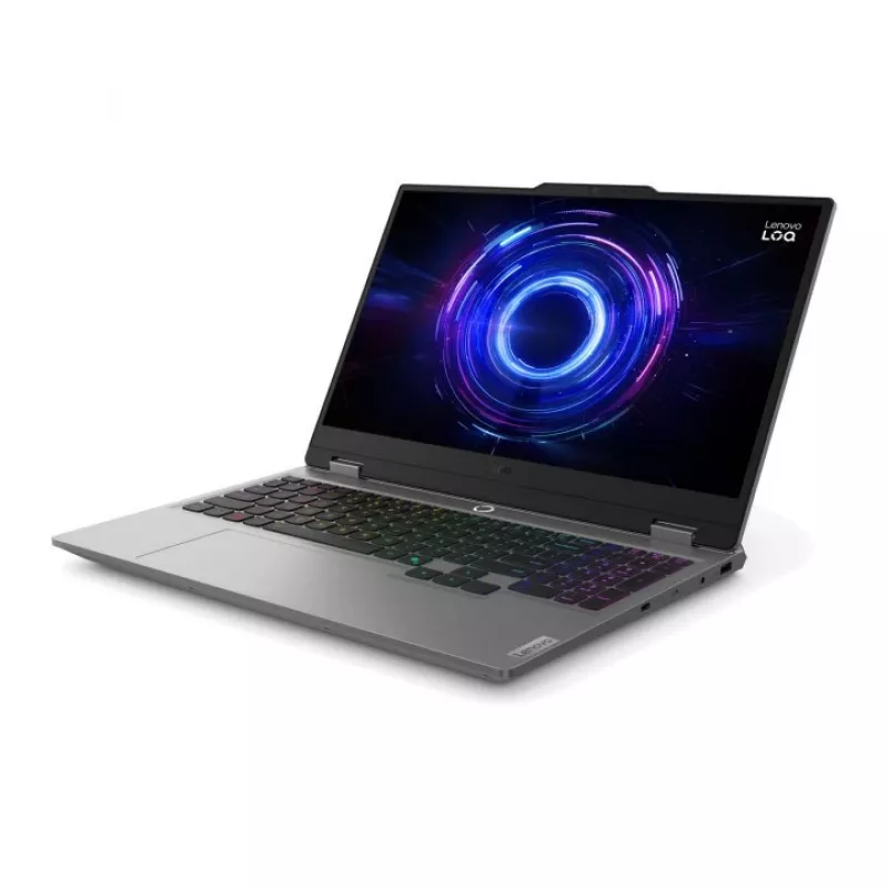 Lenovo LOQ 15IRX10 Gaming Laptop 15.6 inch FHD 144Hz, Intel Core i7-13650HX, 16GB DDR5, 512GB SSD, NVIDIA GeForce RTX 5050 8GB, Windows 11, Luna Grey (Pārfasēts)