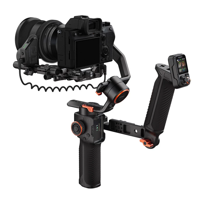 Hohem iSteady MT3 Pro Gimbal Kit – 3-Assu stabilizators ar AI izsekošanu un tālvadības priekšskatījumu