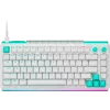 Logitech G512 X 75 mehāniskā spēļu tastatūra - Balta - US International - Vadu USB