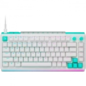 Logitech G512 X 75 mehāniskā spēļu tastatūra - Balta - US International - Vadu USB