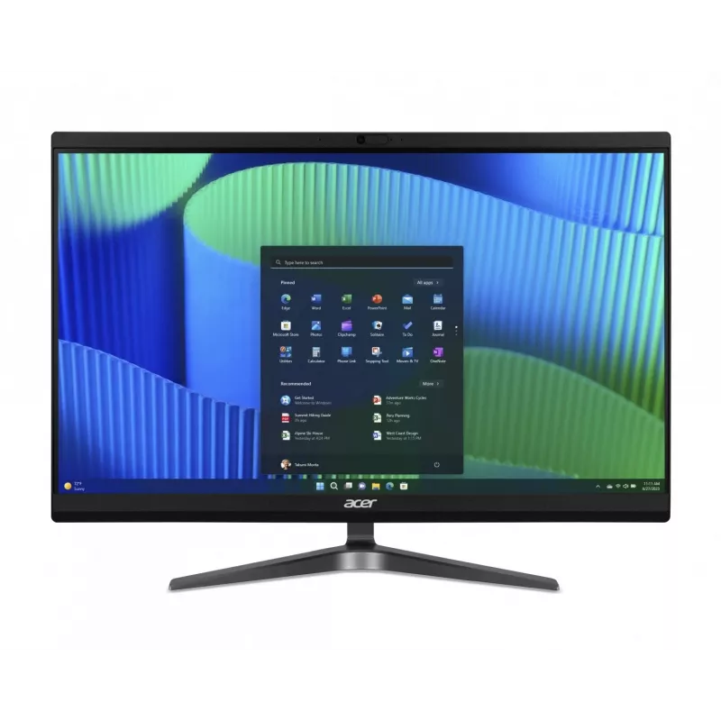 Acer Veriton Vero VZ2724G All-in-One PC, 23,8 inch FHD IPS, Intel Core i5-14400, 8GB DDR5, 512GB SSD, Windows 11 Pro, Melns