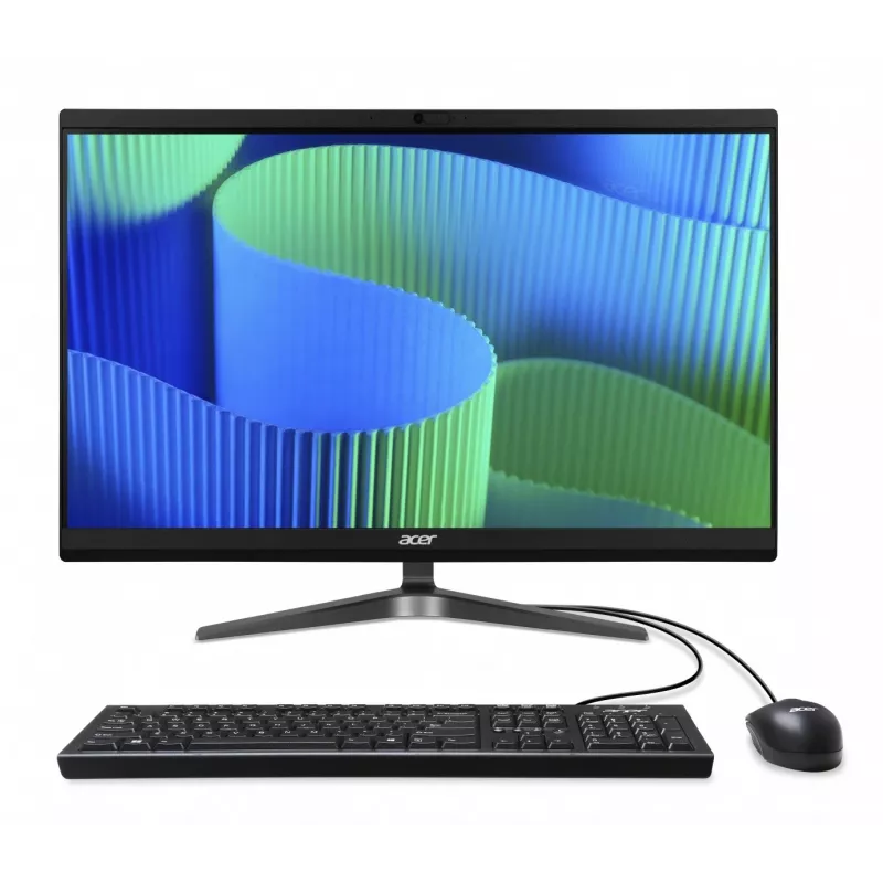 Acer Veriton Vero VZ2724G All-in-One PC, 23,8 inch FHD IPS, Intel Core i5-14400, 8GB DDR5, 512GB SSD, Windows 11 Pro, Melns