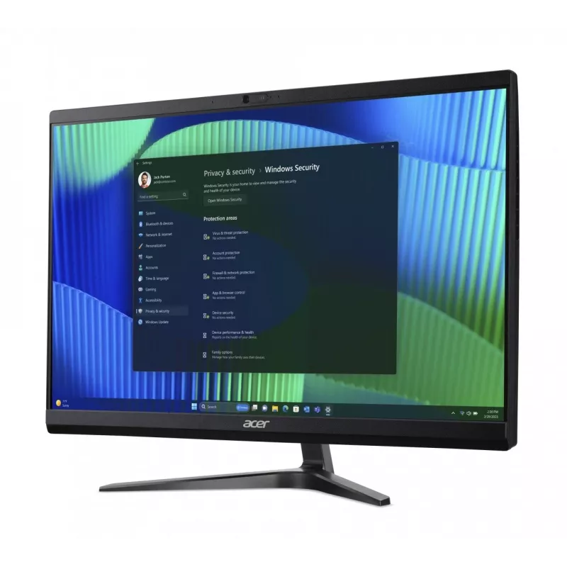 Acer Veriton Vero VZ2724G All-in-One PC, 23,8 inch FHD IPS, Intel Core i5-14400, 8GB DDR5, 512GB SSD, Windows 11 Pro, Melns