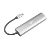TB USB-C uz RJ45 Gigabit Ethernet adapteris ar 3x USB-A 3.0 un USB-C PD 100W, Space Grey