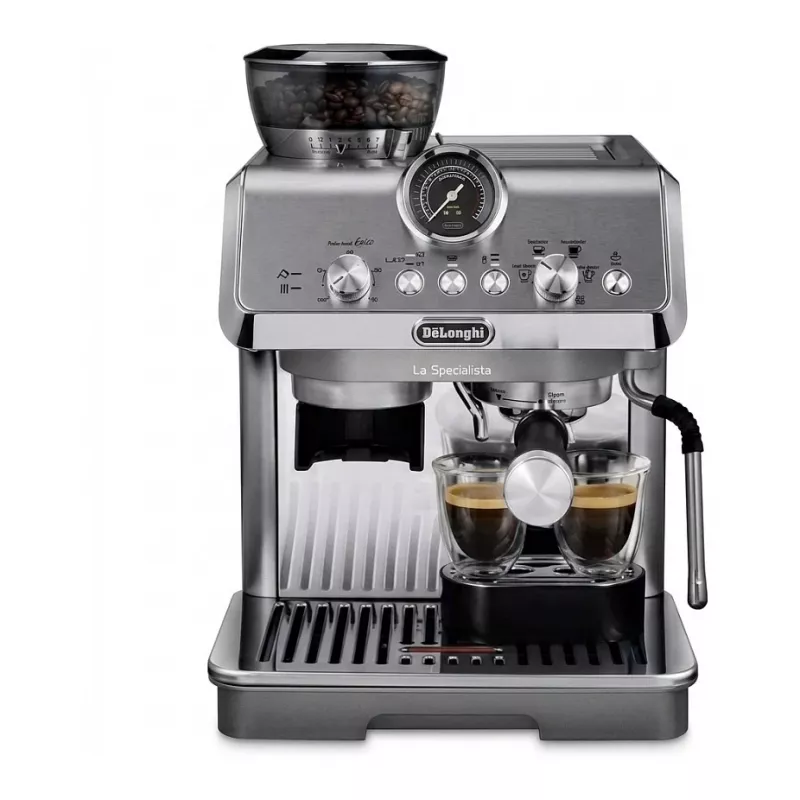 De'Longhi La Specialista Arte Evo Titan - Cold Brew Espresso Machine (Titanium/Stainless Steel)