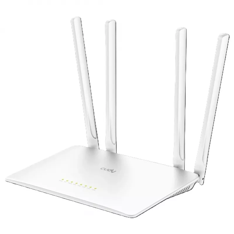 CUDY WR300S N300 Wi-Fi maršrutētājs, EasyMesh, 2.4GHz, 300Mbps, 2x 5dBi antenas