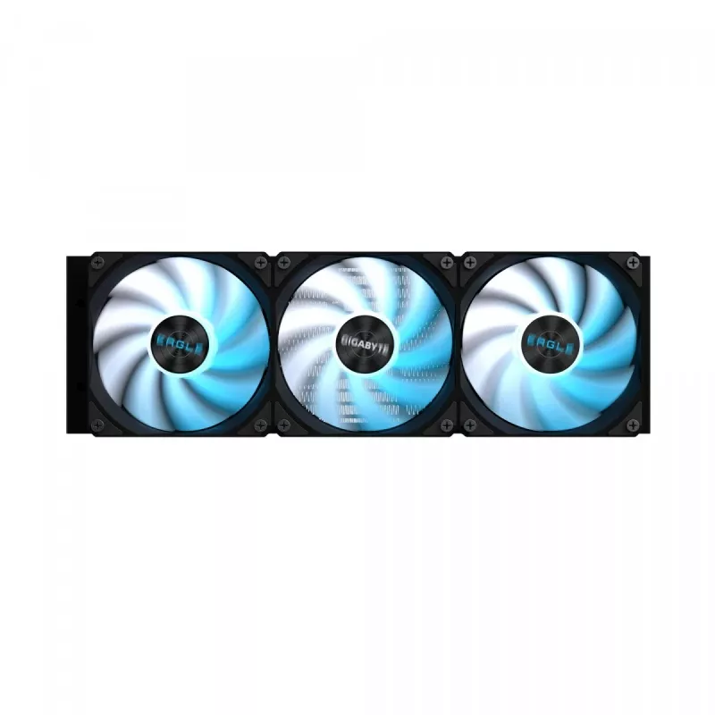 GIGABYTE EAGLE 360 AIO šķidruma CPU dzesētājs, 360mm radiators, 3x 120mm ventilatori, ARGB, LGA1700/AM5