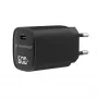 Gembird TA-UC-1C-PD60LCD-01-BK 60W USB Type-C Fast Charger ar LCD displeju, melns