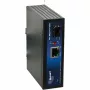 ALLNET ALL-MCI2011P-60W Industrial PoE Media Converter, 1x 10/100/1000Base-T RJ45 uz 1x 1000Base-X SFP, 60W PoE, DIN Rail, Melns