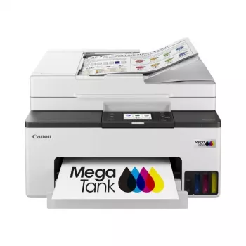 Canon MAXIFY GX2041 4-in-1 MegaTank tintu daudzfunkciju printeris - balts