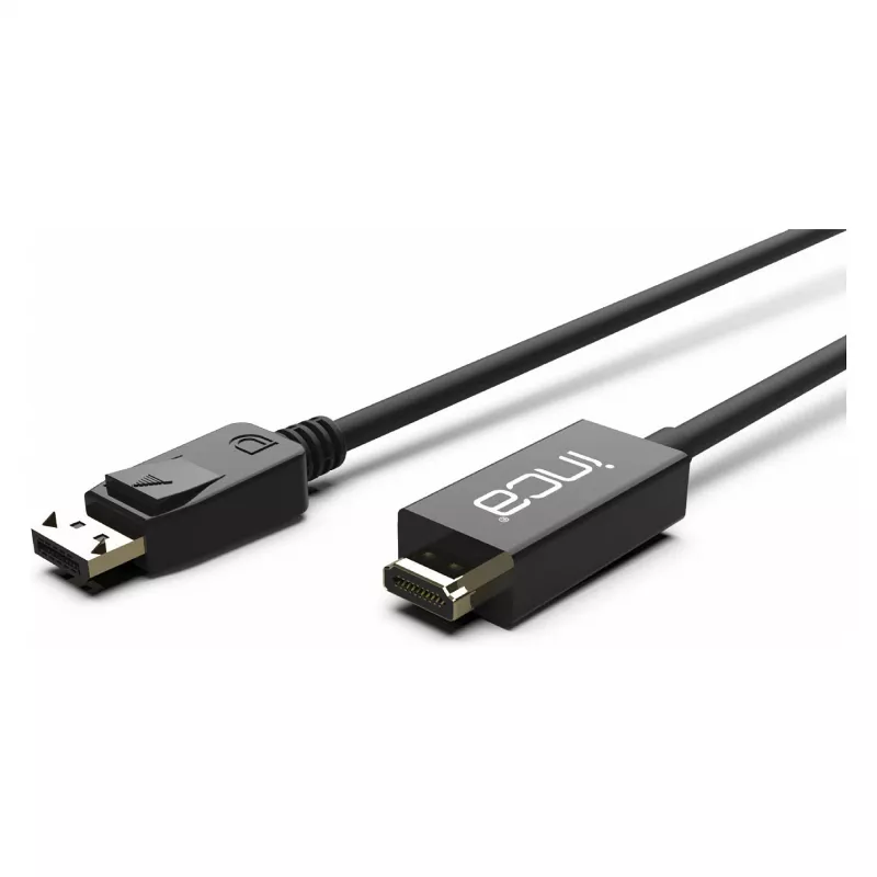 INCA DisplayPort to HDMI kabelis 1,8 m 10,2 Gbit/s Melns