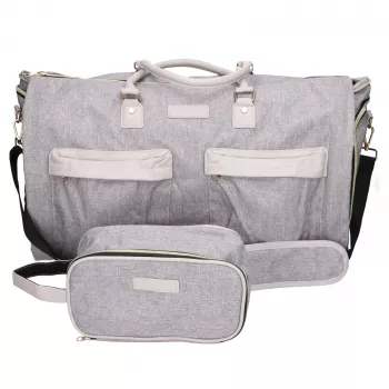 EXTRALINK Black Forest KM05 Ceļojumu soma 51x20x33 cm Salokāma + Kosmētikas somiņa