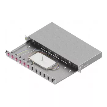 ZVK Easylan Basic LSB1A224 Šķiedru optikas savienojuma kārba 1U 6x LC-Duplex OM4