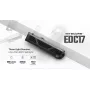 Nitecore EDC17 Lukturis 1500 lūmeni USB-C uzlādējams ar 1. klases lāzera rādītāju