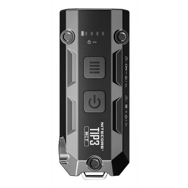 NITECORE TIP3 Atslēgu piekariņa lukturītis Melns 720 lūmeni
