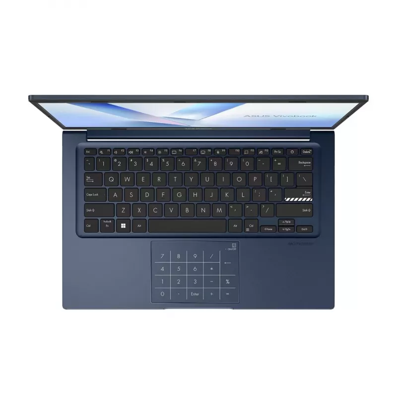ASUS Vivobook 14 X1404VA-EB1619 Core 5 120U 14,0 collas FHD IPS-Level 60Hz 250nits Pretatspīduma 16GB DDR5 512GB SSD Intel UHD Graphics 720p Kamera 42WHrs Bez OS Klusais Zils