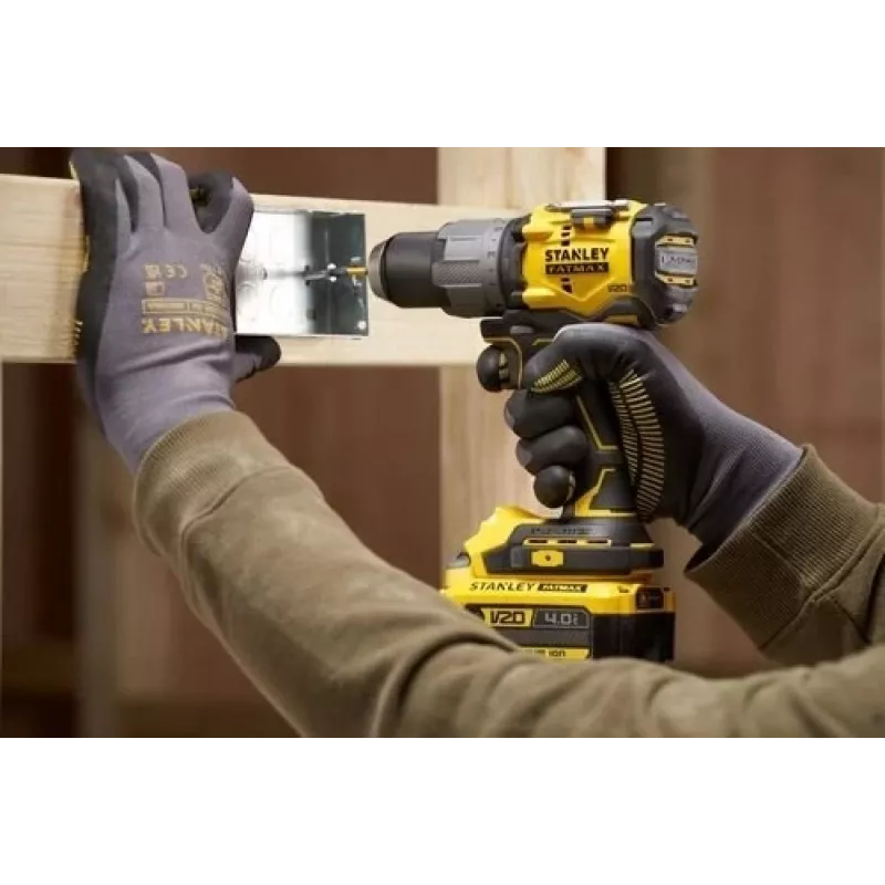 STANLEY FATMAX SFMCD726D2T 18V Bezvadu Bezsuku Kombinētais Urbjmašīnas (2x 2.0Ah Akumulatori, Lādētājs, TSTAK Kaste)