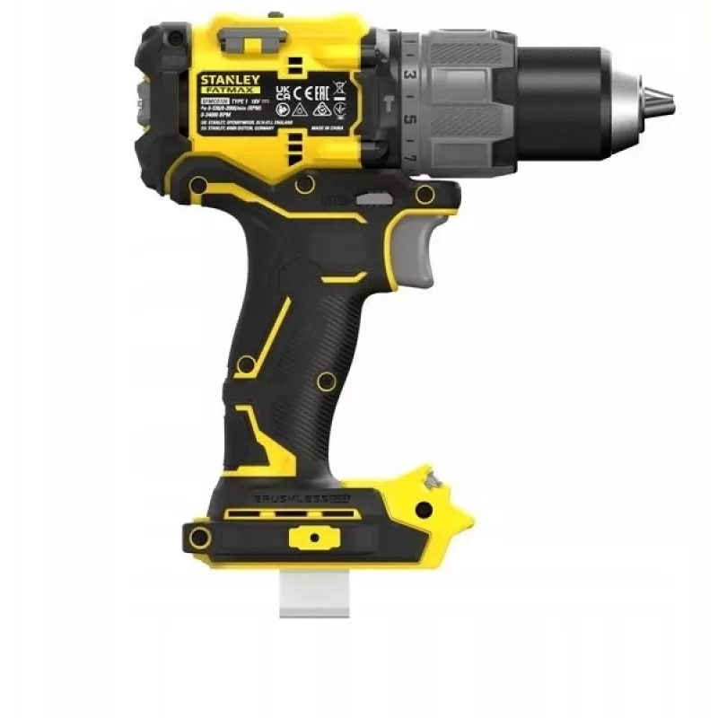 STANLEY FATMAX SFMCD726D2T 18V Bezvadu Bezsuku Kombinētais Urbjmašīnas (2x 2.0Ah Akumulatori, Lādētājs, TSTAK Kaste)