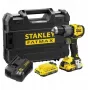STANLEY FATMAX SFMCD726D2T 18V Bezvadu Bezsuku Kombinētais Urbjmašīnas (2x 2.0Ah Akumulatori, Lādētājs, TSTAK Kaste)