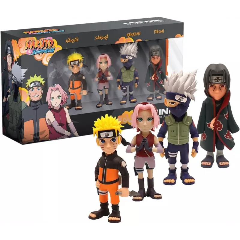MINIX Naruto Shippuden 4 kolekcionējamo figūriņu komplekts 7 cm