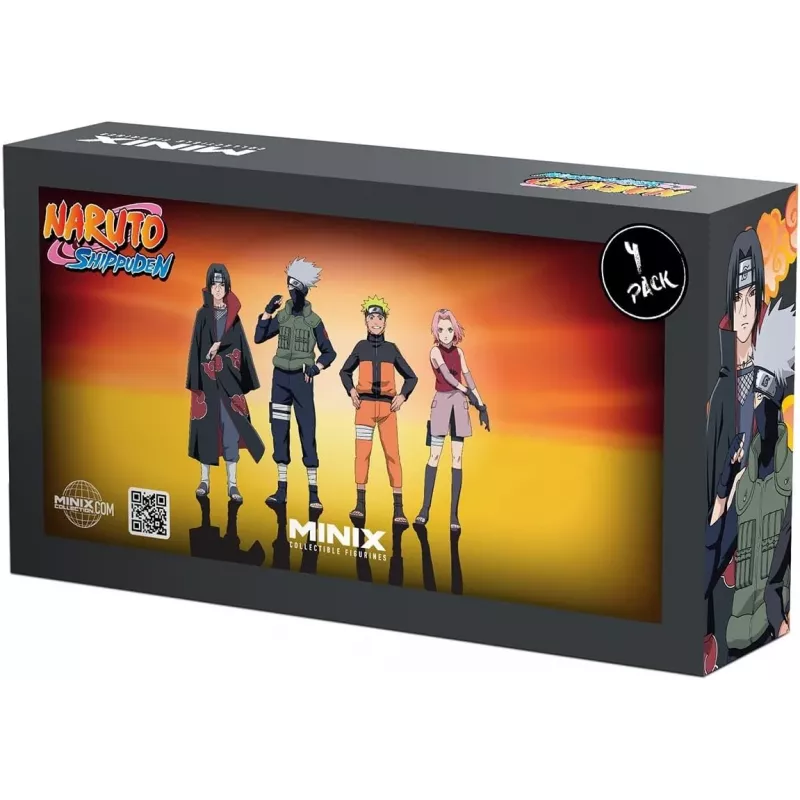 MINIX Naruto Shippuden 4 kolekcionējamo figūriņu komplekts 7 cm