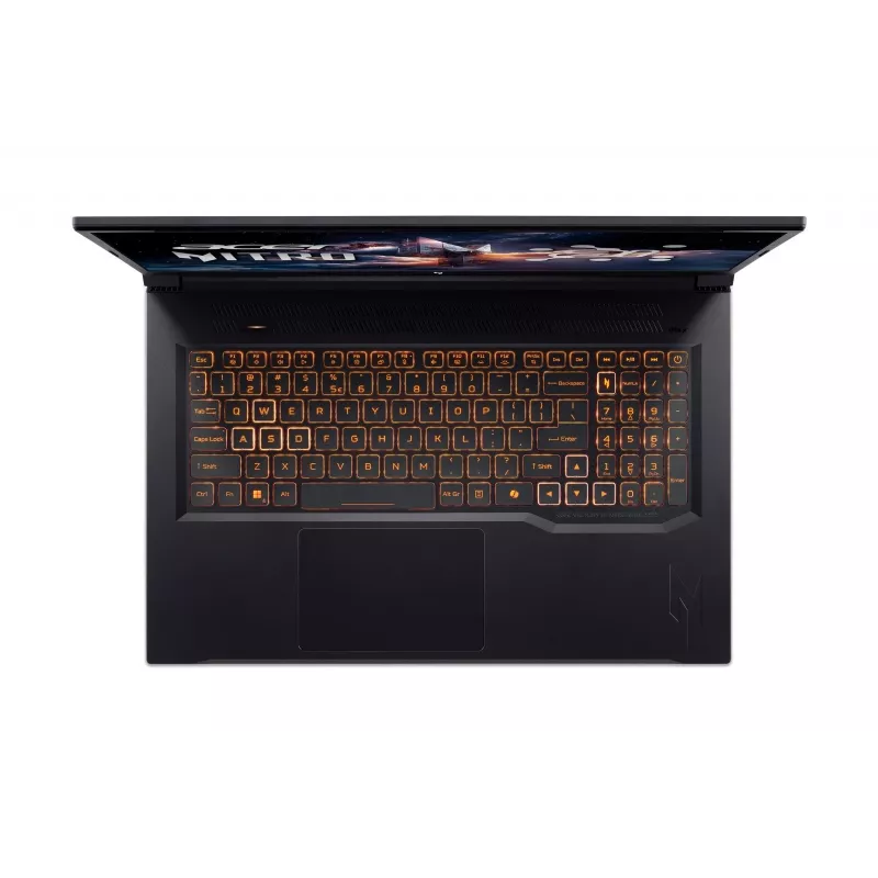 Acer Nitro 17 ANV17-61 Gaming Laptop, AMD Ryzen AI 9 365, 32GB DDR5, 1TB SSD, GeForce RTX 5070, 17,3 collu QHD 165Hz, Windows 11 Pro, Melns