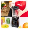 MPM MBL-37 Blenderis, 500 W, 1,5 L stikla trauks, nerūsējošā tērauda asmens, 2 ātrumi, impulsa funkcija, ledus drupināšana, melns