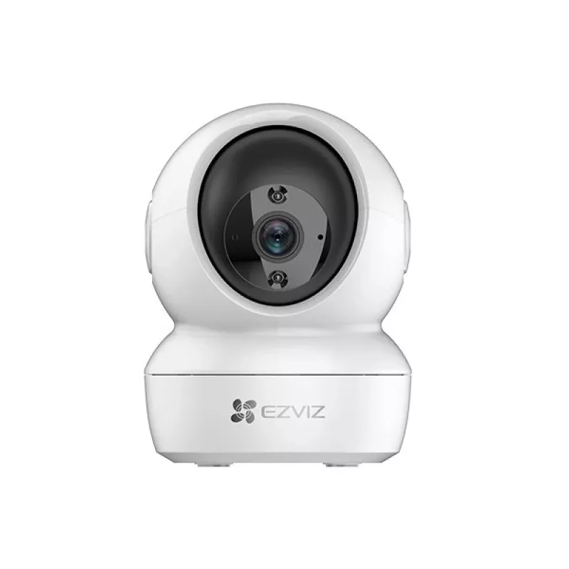 EZVIZ H6C 2MP Pan & Tilt iekštelpu drošības kamera, Full HD 1080p, nakts redzamība, divvirzienu audio, Wi-Fi, balta