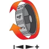 Yato YT-82920 Automobiļu pulētājs 5000 RPM 1200W Rotējošais pulētājs ar mainīgu ātrumu, mīksto startu, 180mm disku, 5m kabeli