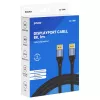 SAVIO CL-209 DisplayPort 2.1 kabelis 1m Melns