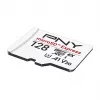 PNY 128GB microSDXC Express Card UHS-I U3 V30 A1 ar SD adapteri